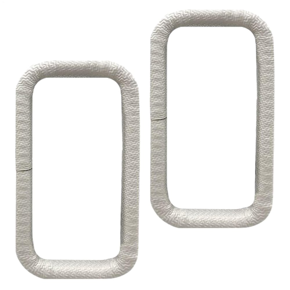 Downspout Guards, Flexible Rubber Pipe Protectors, 2-Pack