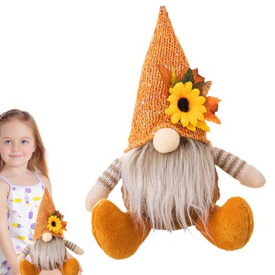 Generic Thanksgiving Gnome - Sunflower Face Doll