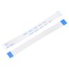 QUARKZMAN 14-Pin 0.5 mm Pitch 80 mm FPC FFC Flat Ribbon Cable, Type A, 10-Pack view 1