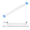 QUARKZMAN 14-Pin 0.5 mm Pitch 80 mm FPC FFC Flat Ribbon Cable, Type A, 10-Pack view 4