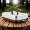 Rectangular Stainless Steel Griddle Cover for Cheese Melting view 3