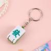 Foldable Nail Clipper, Portable Nail Cutter - Mahjong Design with Keychain view 3