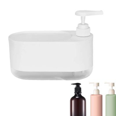 Kitchen Soap Dispenser with Sponge Holder