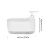 Kitchen Soap Dispenser with Sponge Holder view 2