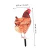 HEMOTON Acrylic Chicken Garden Stake, Realistic Chicken Garden Decor view 2