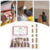 Threaded Bolt Connector and Hex Nut Kit for Wood Furniture view 4