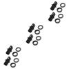 Abaodam 3 Sets of Air Valve Adapters for Air Pumps, Inflator Adapters for Kayaks, Boats, and Wading Pools, Durable Replacement Set view 1