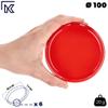 KADAX Twist-Off Jar Lids 100mm Red view 2