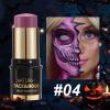 12 Color Halloween Fluorescent Face & Body Paint Stick view 3