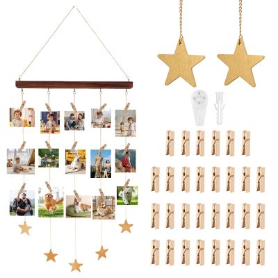 DEECOZY Photo Frame with Clips and String