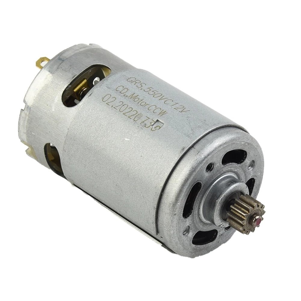 AMOKD DC Motor Drill/Driver, High-Torque Dual-Speed, Silver, GSR12V-15, Metal