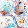 24 Sheets Watercolor Bubble Scrapbooking Stickers view 3