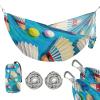 lgemlde Feeling White Badminton 150 kg Camping Hammock with Rope view 1