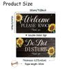 SUPERDANT Sunflower PVC Welcome Sign view 2