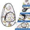 VAPOKF Table Tennis Paddle Case, Cute Mermaid Design, with Pocket for 4–5 Balls view 3