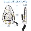 VAPOKF Table Tennis Paddle Case, Cute Mermaid Design, with Pocket for 4–5 Balls view 4
