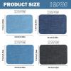 12 Assorted Blue Iron-On Patches view 2