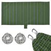 Campamento Camping Hammock with Hanging Rope Hammock, Gray-Green Striped view 2