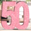 ZHONYEE 20CM Glitter Birthday Number Table Decoration - 50 view 1