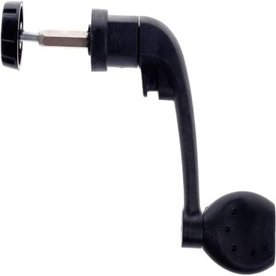 1 x Black Fishing Reel Power Handle with Crank Arm for Spinning Reels