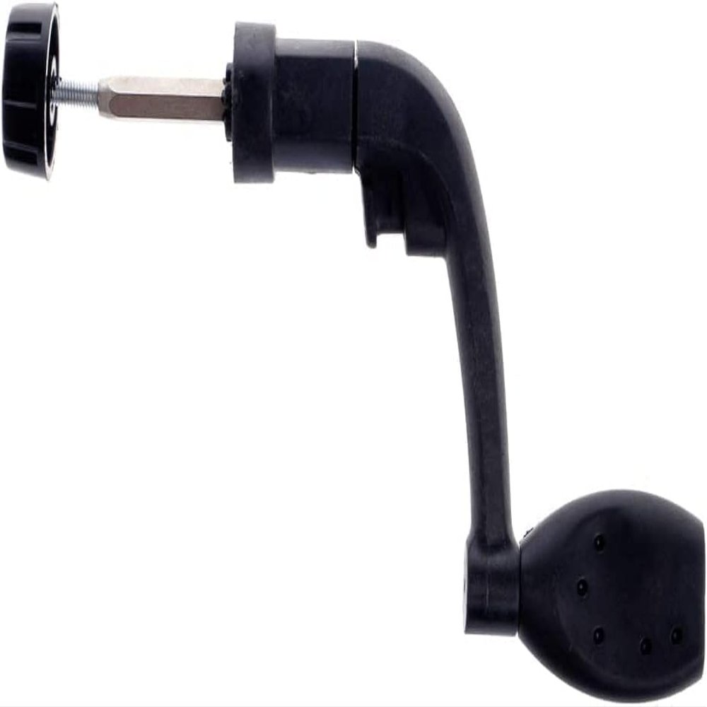 1 x Black Fishing Reel Power Handle with Crank Arm for Spinning Reels