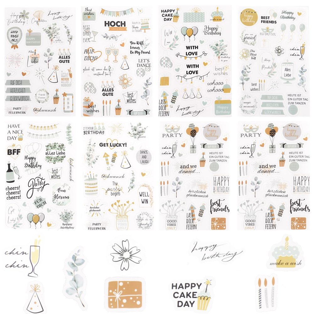 Wedding Stickers for Guestbook