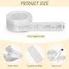 Mr & Mrs Wedding Ribbon, 4.5m x 15mm White Silver Satin Gift Ribbon view 2