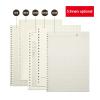 ZYAGH A5/B5 20-Hole Spiral Notebook Refill, Blank view 3