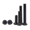 Nodrest 50/100 pcs M1.2–M4 Phillips Flat-Head Carbon Steel Black Machine Screws, GB818 view 4
