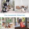 Fiberglass Magnetic Fly Screen Door Curtain, Cat-Scratch Resistant, Side-Opening, 165 x 260 cm, White view 4
