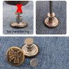 Metal Jeans Buttons, 17 mm, Replacement Buttons, 10 Pack view 3