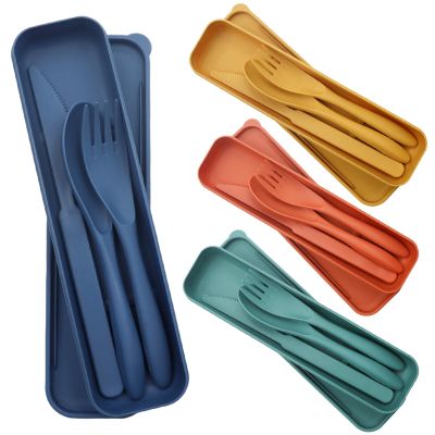 GETRICH 4-Piece Camping Utensil Set with Cases