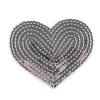 Heart-Shaped Iron-On Patches, Embroidered, 10 Pieces view 1