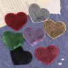 Heart-Shaped Iron-On Patches, Embroidered, 10 Pieces view 3