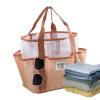 Reusable Fashionable Large Mesh Travel Tote Bag with Multiple Pockets view 1