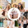 Reusable Fashionable Large Mesh Travel Tote Bag with Multiple Pockets view 4