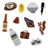 11-Piece Cartoon Animal Embroidered Patches view 1