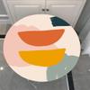 Morbuy Round Elastic Tablecloth, Abstract 3D Painting, Yellow, 150 cm view 3