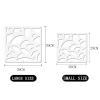 EPYBJYWQ DIY Wood-Plastic Room Divider Panels, Hanging Privacy Screen, 39 x 39 cm, 29 Pieces view 2
