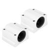 2-Piece SCS20UU Aluminum Linear Motion Ball Bearing Blocks, 20 mm view 1