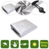 HNBFKD Waterproof Patio Furniture Cover 230 x 230 x 90 cm, 420D Oxford Fabric, Silver view 4