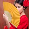 Silk Hand Fan - Retro Folding Fan view 4