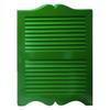 YVYKFZD Retro Solid Wood Saloon Door with Hinges, Self-Closing, Adjustable, Green view 1