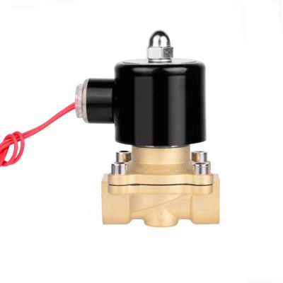 Electric Solenoid Valve, Normally Closed, 1/4–1 in, DN8–DN50, Pneumatic, for Water, l, Air, 12/24/110/220 V