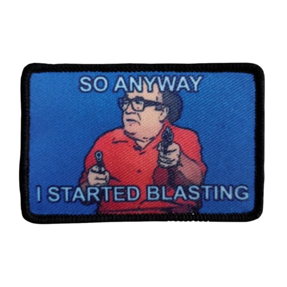 Velcro Patches, 'SO ANYWAY' Tactical Military Badge