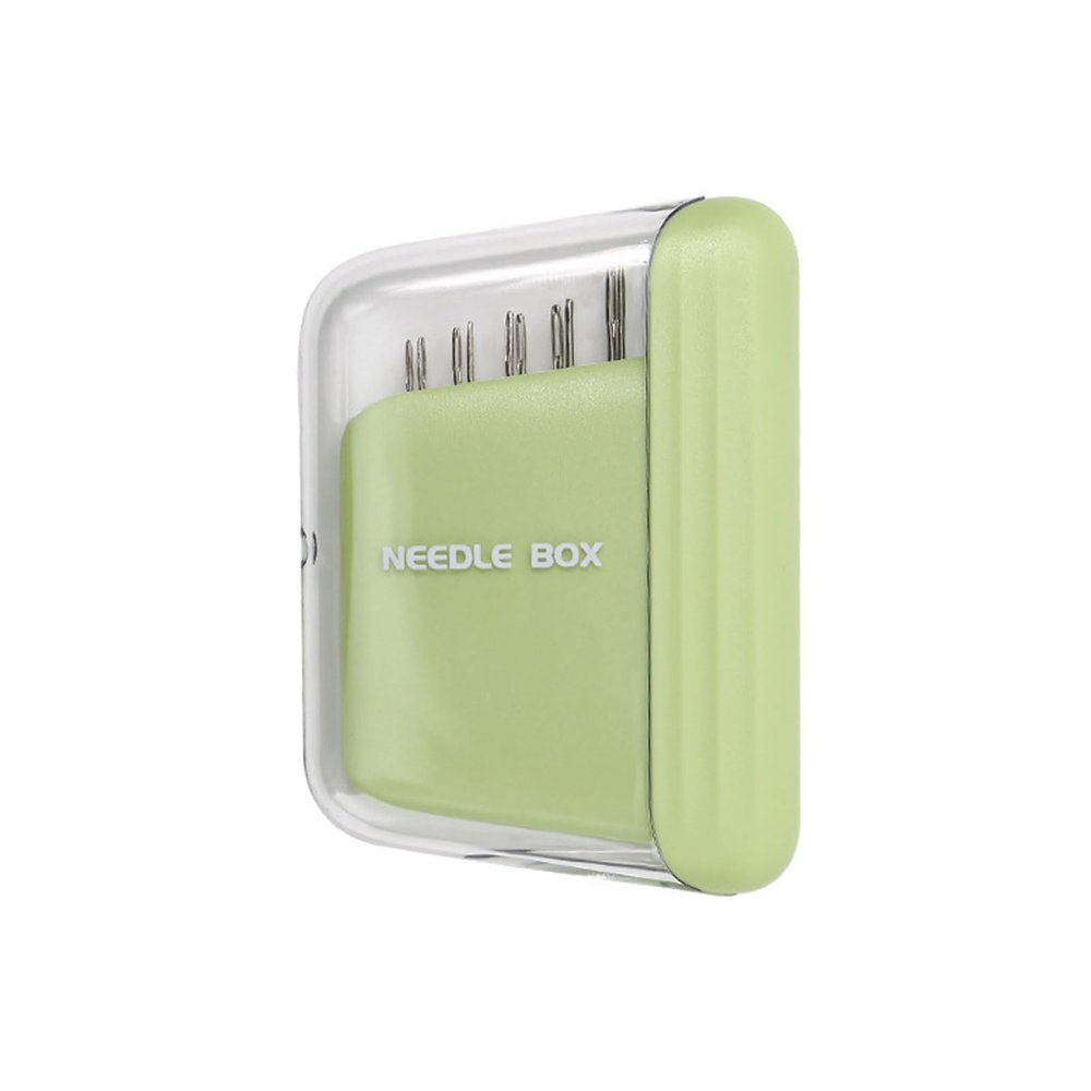 Needle Holder Storage Box with 10 Stainless Steel Needles