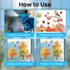ANATTASOUL Double-Sided Window Stickers - Autumn Forest & Maple Leaves view 3