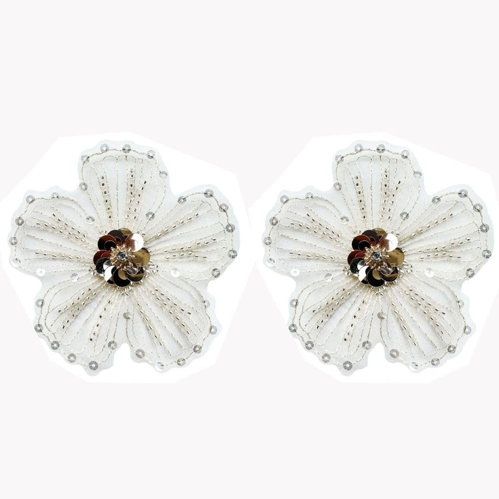 3D Lace Appliqué, 2 Pieces