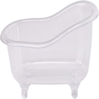 Transparent Mini Bathtub Storage Box