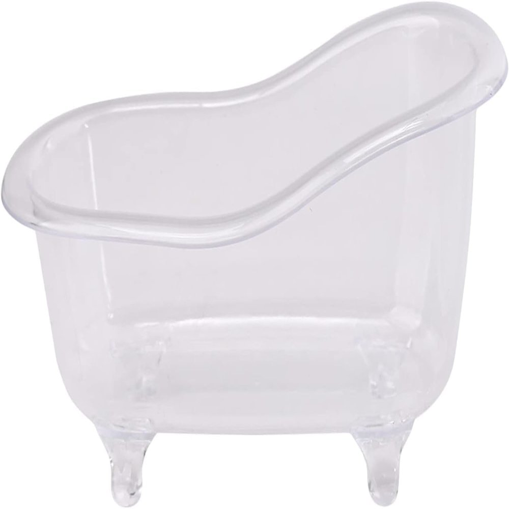 Transparent Mini Bathtub Storage Box